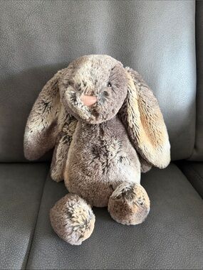 Jellycat Plush Bashful Rare Brown Bunny with Floppy Ears